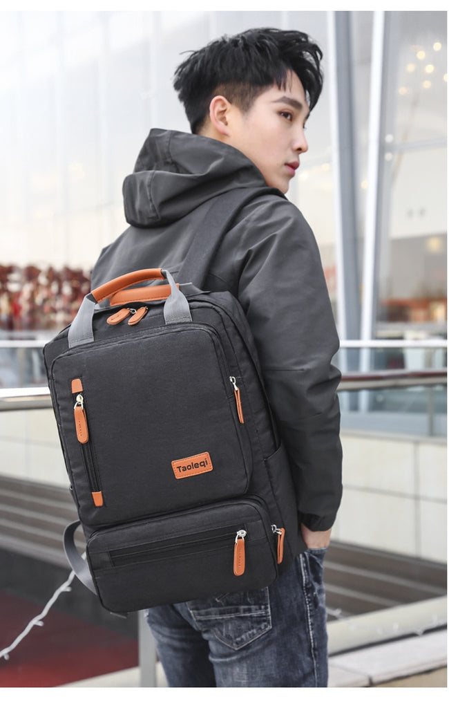Oxford Accented Computer Backpack – Onassis Krown